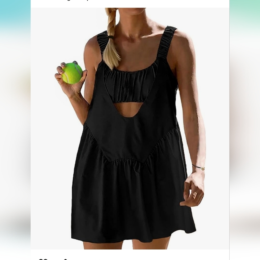 Amazon athletic tennis sports dress spandex
